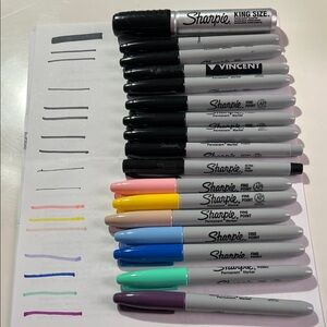 Lot of Sharpie Permanent Markers